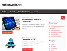 Tablet Screenshot of offlinewallet.net